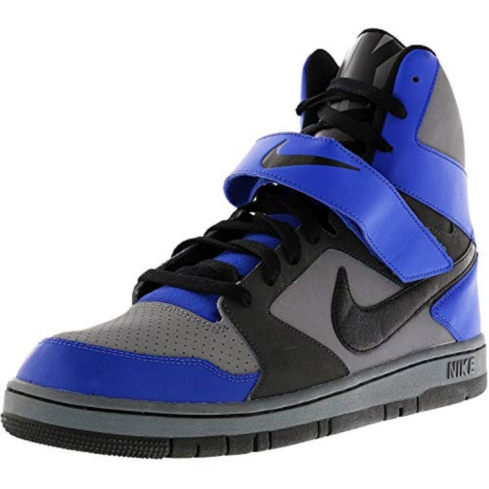 Nike High Tops Gray Blue Black Sz 6